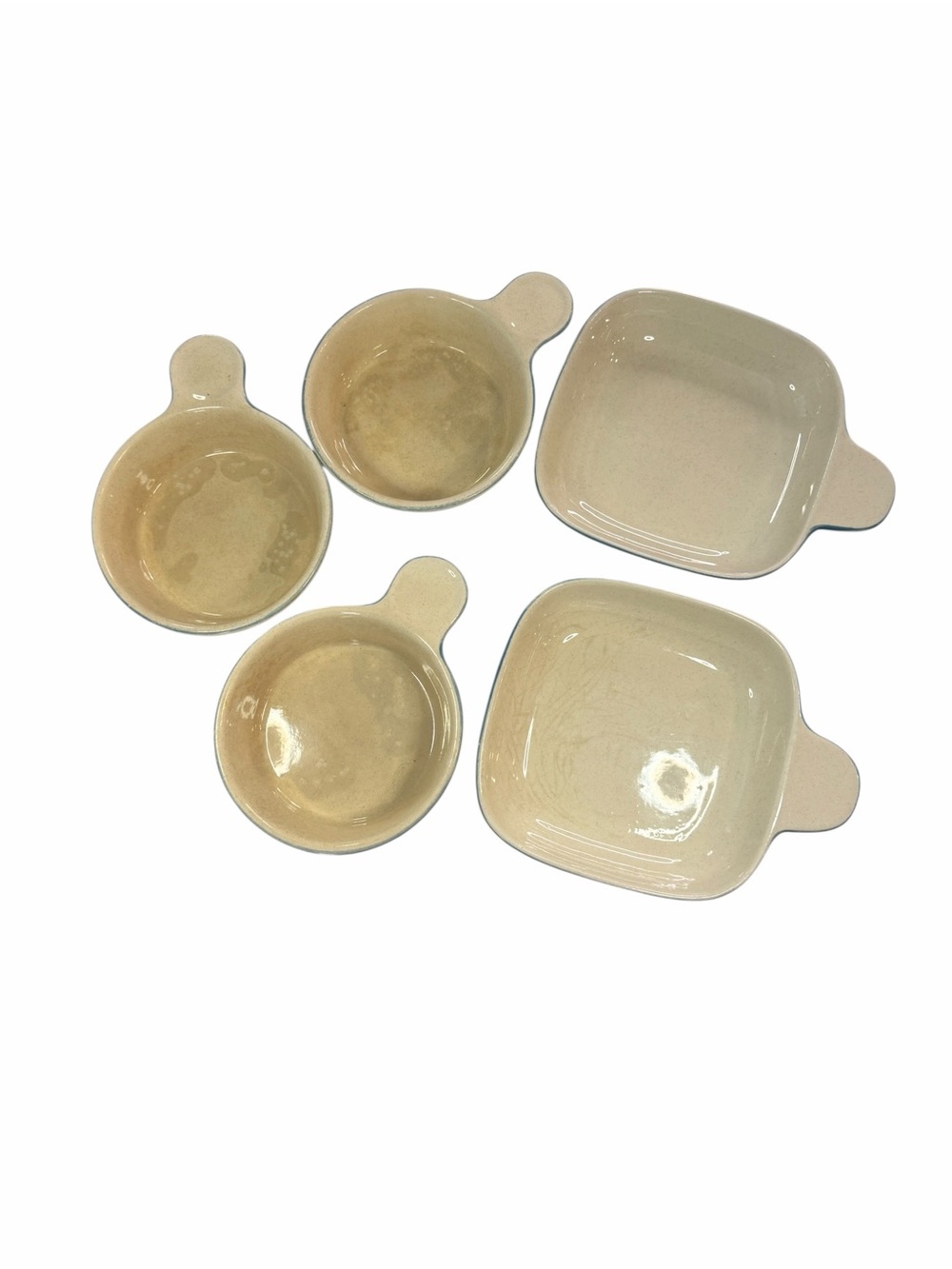 Vintage 1980s Country Classic Goose Stoneware Set of 5 Cottage Core Farmhouse - Picture 4 of 5
